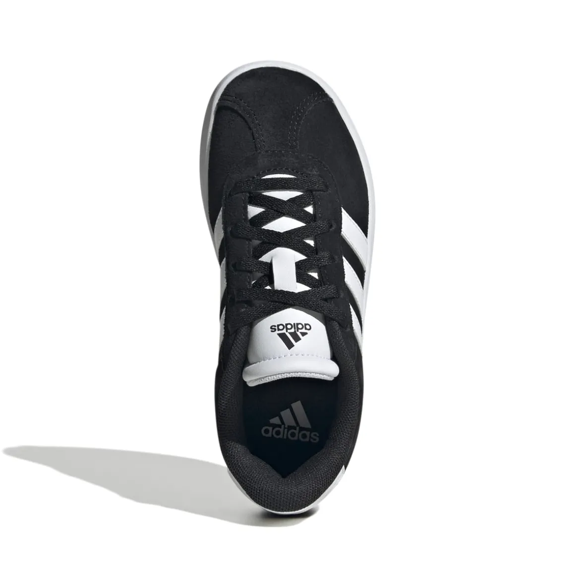 Sneakers nere da ragazzo con strisce bianche adidas VL Court 3.0 K