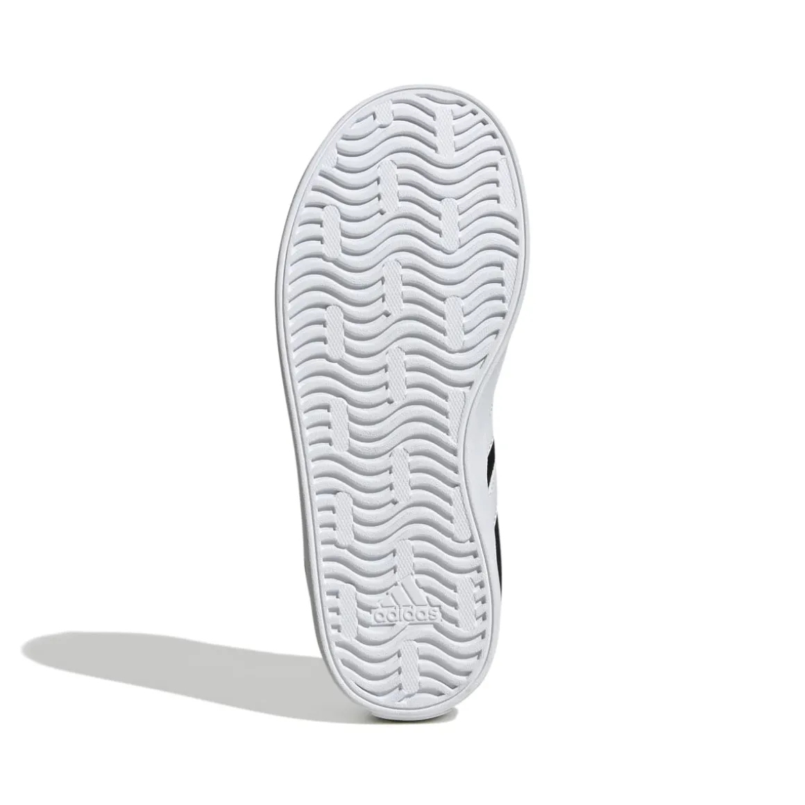 Sneakers nere da ragazzo con strisce bianche adidas VL Court 3.0 K