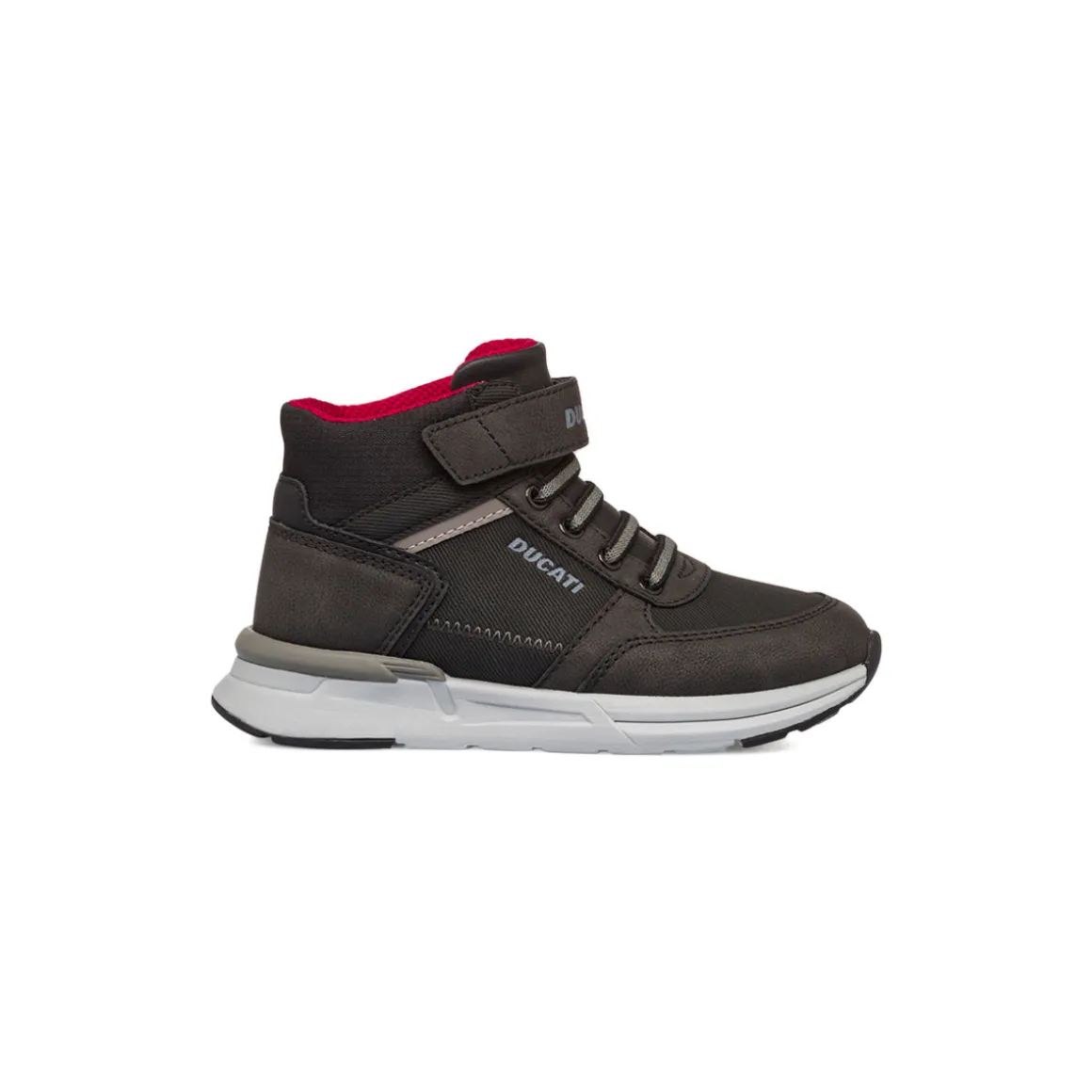 Sneakers nere da ragazzo con logo Ducati