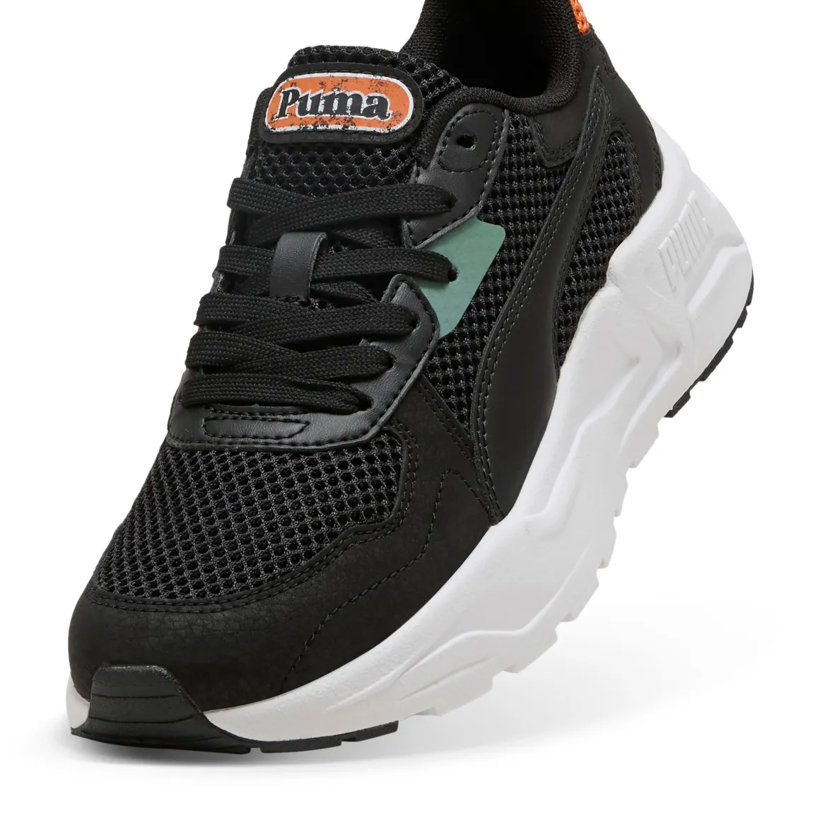 Sneakers nere da ragazzo in tessuto mesh Puma Trinity Lite MID 90s