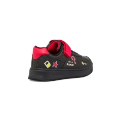 Sneakers nere da ragazzo con stampe Ducati Bargellino