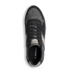 Sneakers nere da uomo con logo laterale Ducati