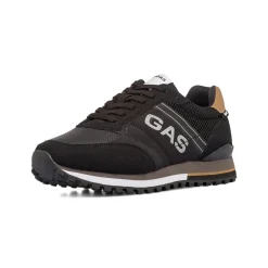 Sneakers nere da Uomo con dettagli in tessuto Gas