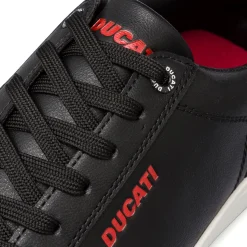 Sneakers nere da Uomo con logo rosso Ducati