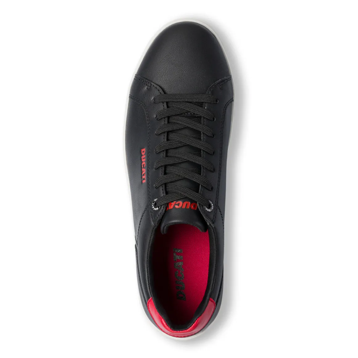 Sneakers nere da Uomo con logo rosso Ducati