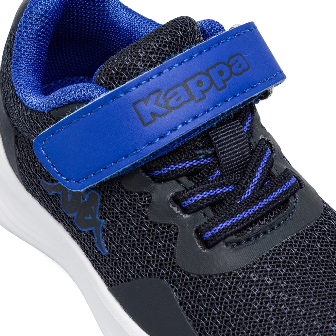 Sneakers nere e blu Primi Passi Bambino con strappo Kappa