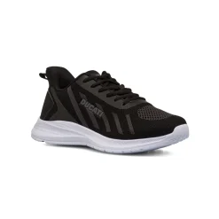 Sneakers nere e grigie da Uomo in tessuto con logo Ducati