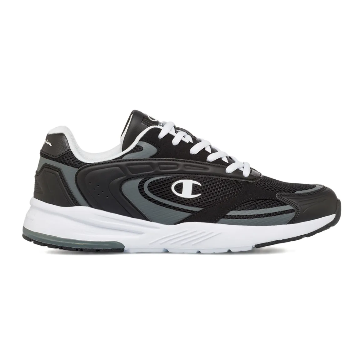 Sneakers nere e grigie da Uomo con logo Champion
