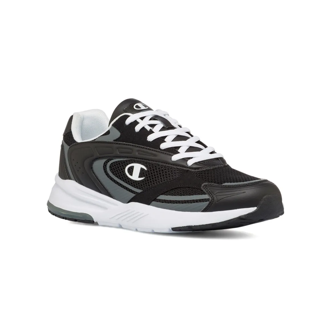 Sneakers nere e grigie da Uomo con logo Champion