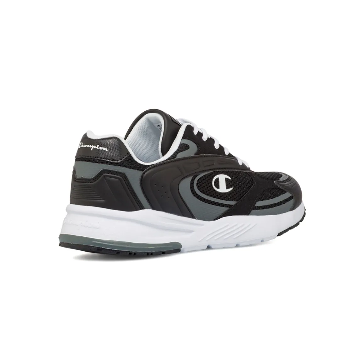 Sneakers nere e grigie da Uomo con logo Champion