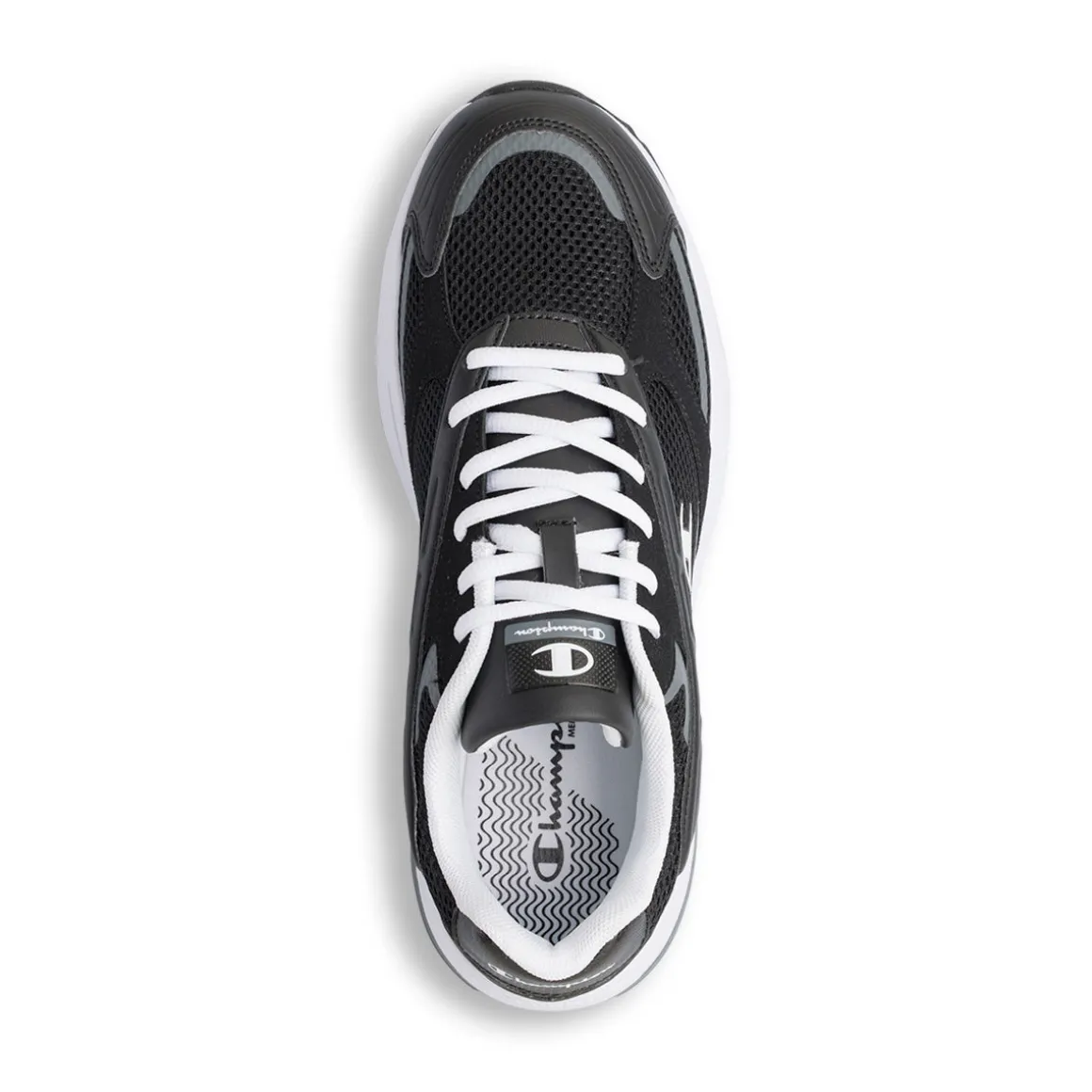 Sneakers nere e grigie da Uomo con logo Champion