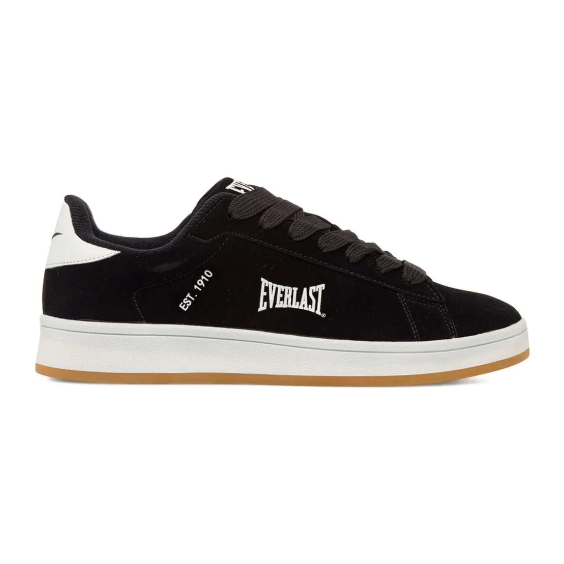 Sneakers Nere effetto velluto con logo Everlast