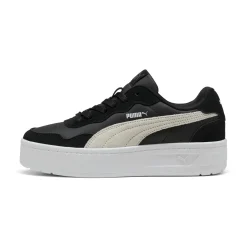 Sneakers nere platform da donna con dettagli effetto scamosciato Puma Court Lally Skye
