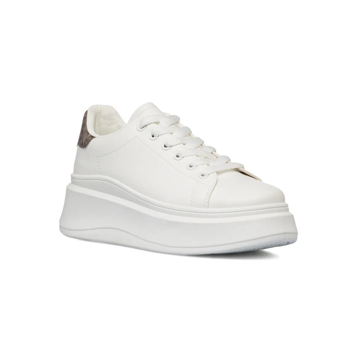 Sneakers platform da donna bianche Lora Ferres