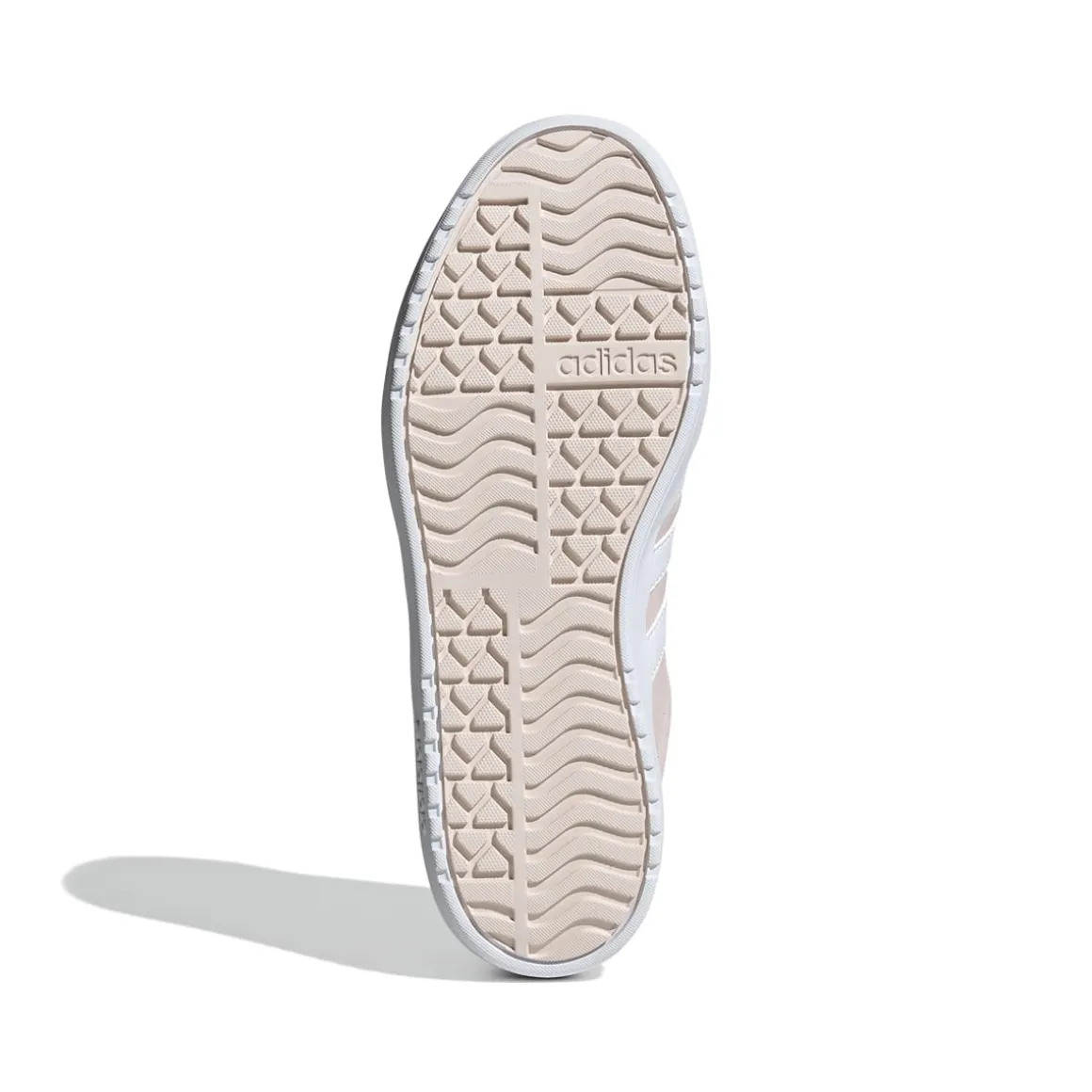 Sneakers platform rosa da donna in pelle adidas VL Court Bold