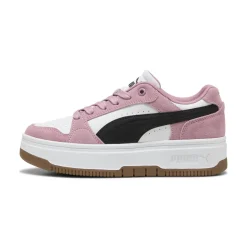 Sneakers platform rosa e bianche da Donna Puma Rebound Femme Low