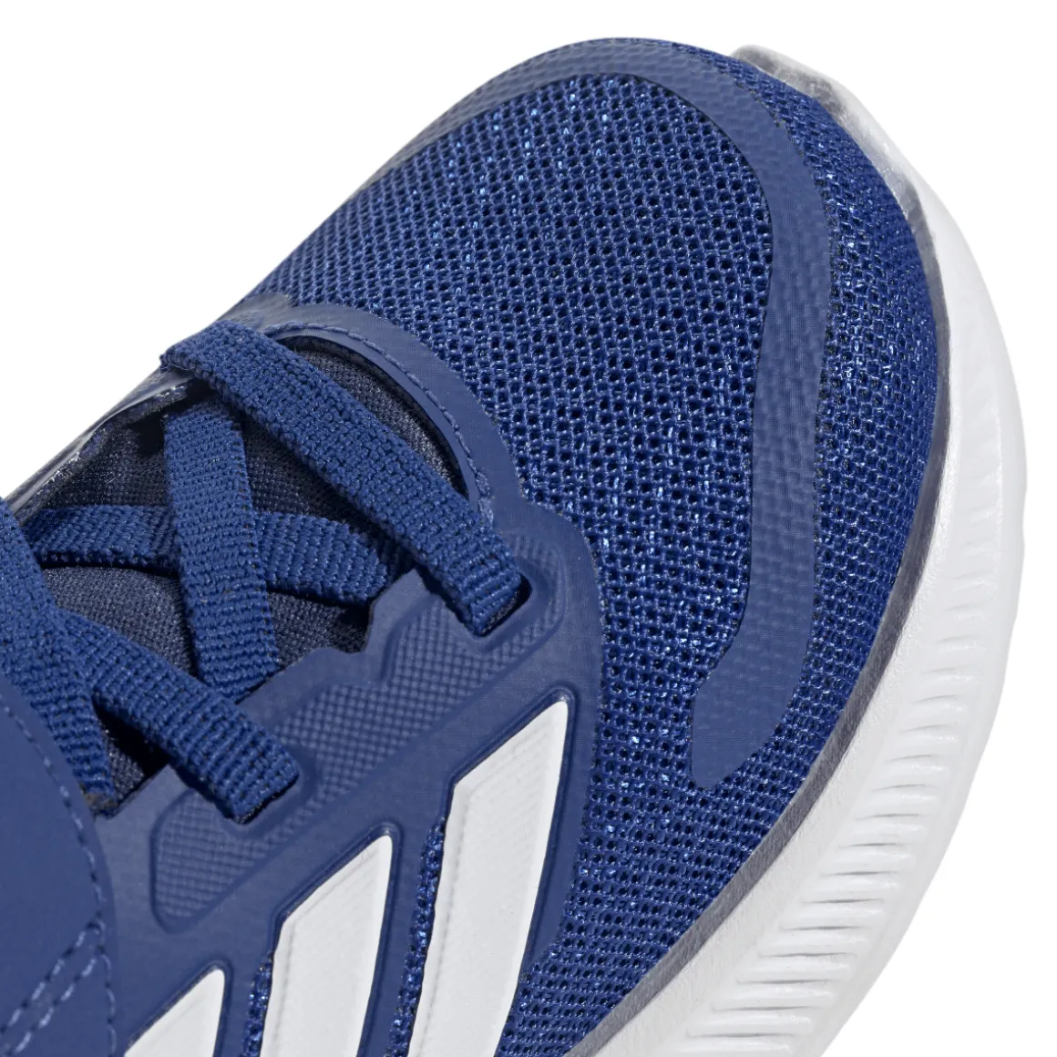 Sneakers primi passi bambino blu con intersuola Cloudfoam adidas Runfalcon 5