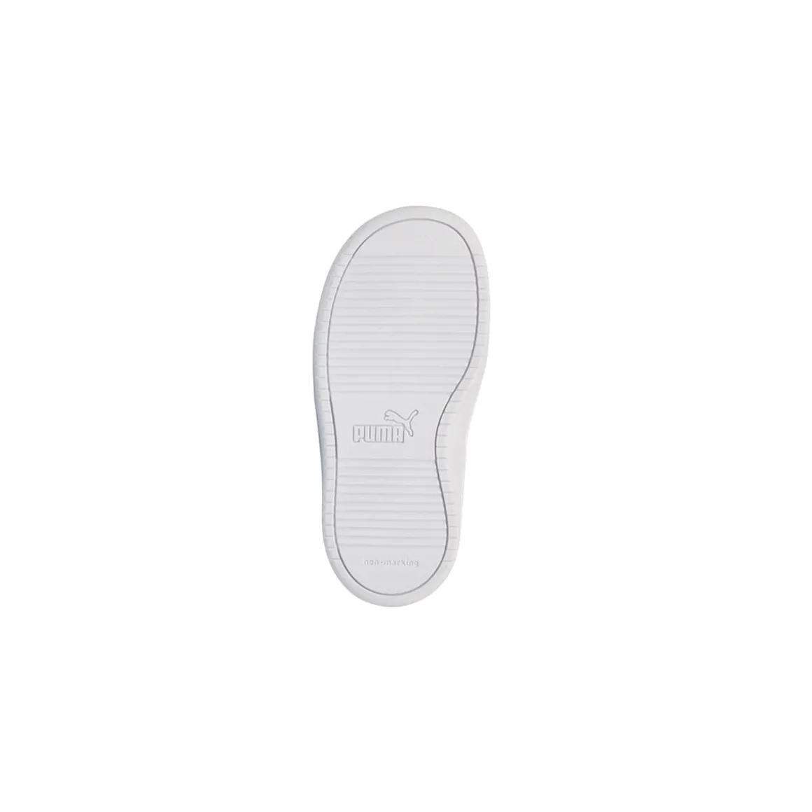 Sneakers primi passi bambino bianche con dettagli blu Puma Rickie