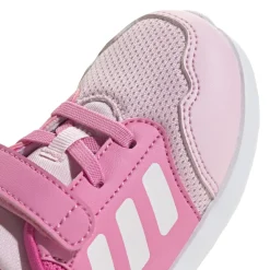 Sneakers primi passi bambina rosa e fucsia con logo adidas Tensaur Run 3.0