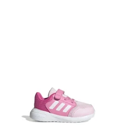 Sneakers primi passi bambina rosa e fucsia con logo adidas Tensaur Run 3.0