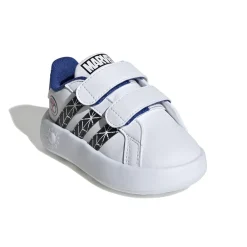 Sneakers primi passi bianche da bambino con stampa Spiderman adidas Grand Court CF I