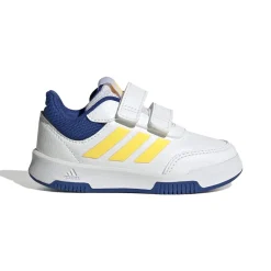 Sneakers primi passi bianche da bambino con dettagli gialli e blu adidas Tensaur Sport 2.0 CF I