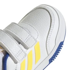 Sneakers primi passi bianche da bambino con dettagli gialli e blu adidas Tensaur Sport 2.0 CF I