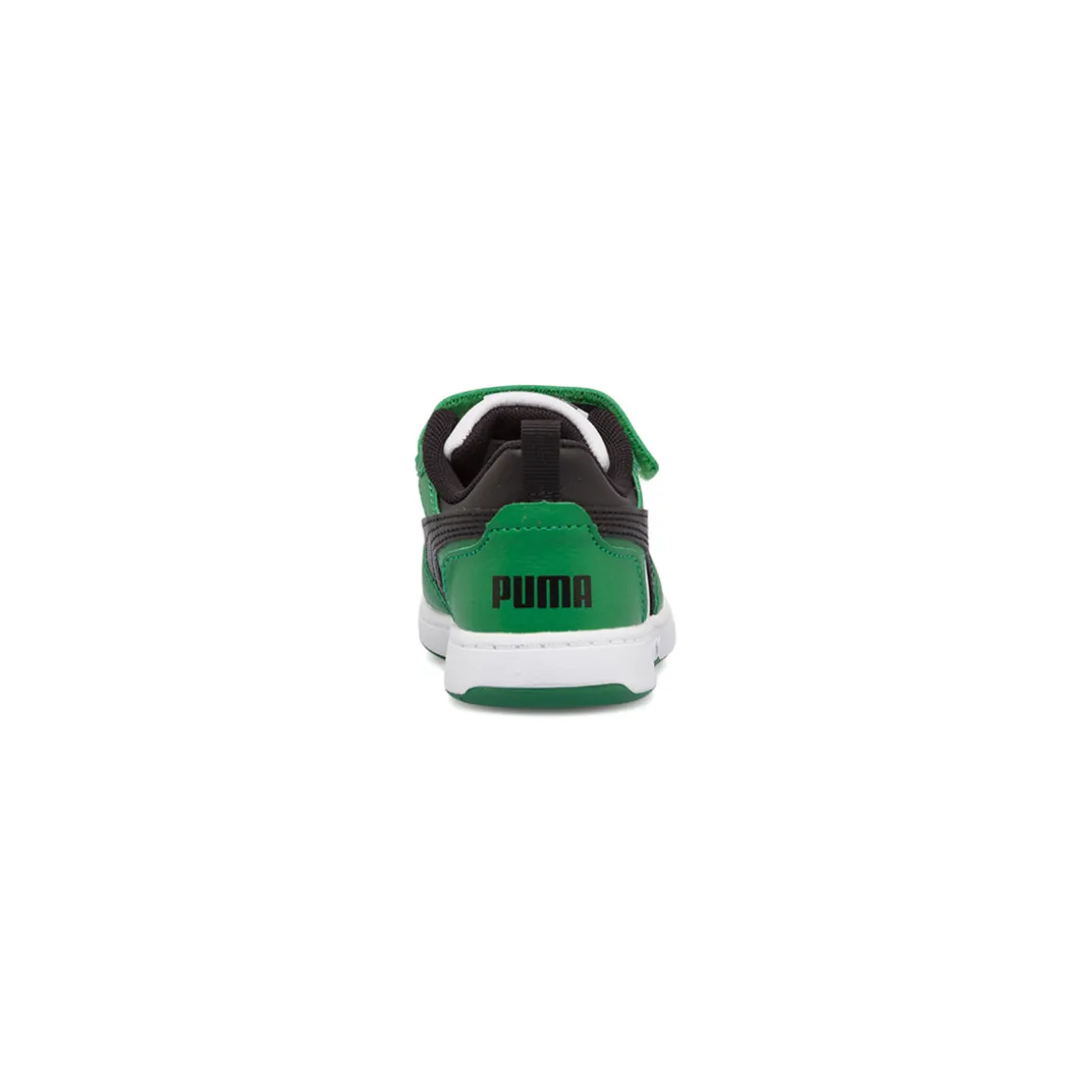 Sneakers primi passi bianche e verdi da bambino Puma Rebound V6 Lo AC+ Inf