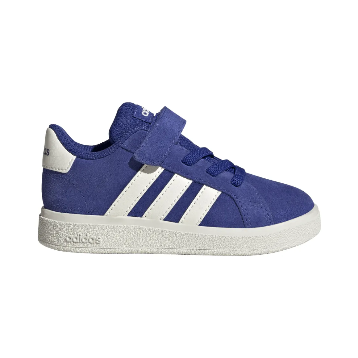 Sneakers Primi Passi blu per bambino con strappo adidas Grand Court