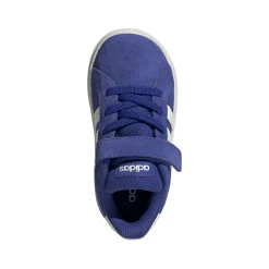 Sneakers Primi Passi blu per bambino con strappo adidas Grand Court