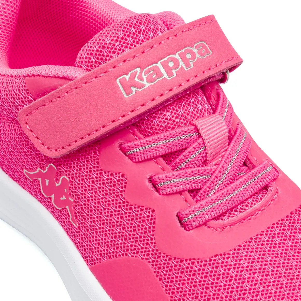 Sneakers Primi passi rosa da Bambina con strappo Kappa