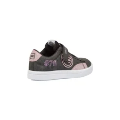 Sneakers ragazza nere con glitter e chiusura con strappo Enrico Coveri