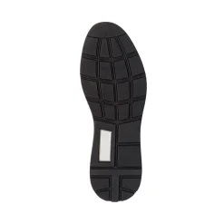 Sneakers ragazzo blu con dettagli ocra e logo Ducati