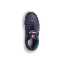 Sneakers ragazzo blu navy con dettagli rossi e bianchi e logo Nautica