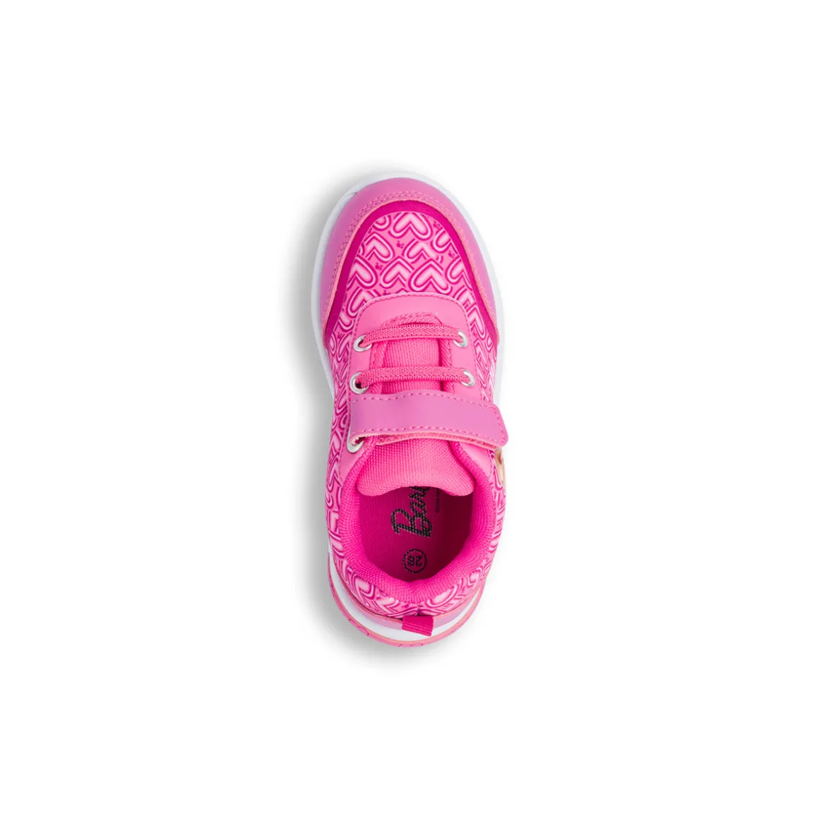Sneakers rosa bambina primi passi Barbie con luci