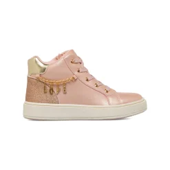 Sneakers rosa da Bambina con catena LOVE Dieci Baci