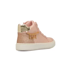 Sneakers rosa da Bambina con catena LOVE Dieci Baci