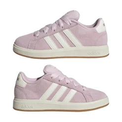 Sneakers rosa da Bambina effetto scamosciato GRAND COURT 00s adidas