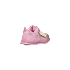 Sneakers rosa da bambina Le Scarpe di Alice con luci e dettagli iridescenti