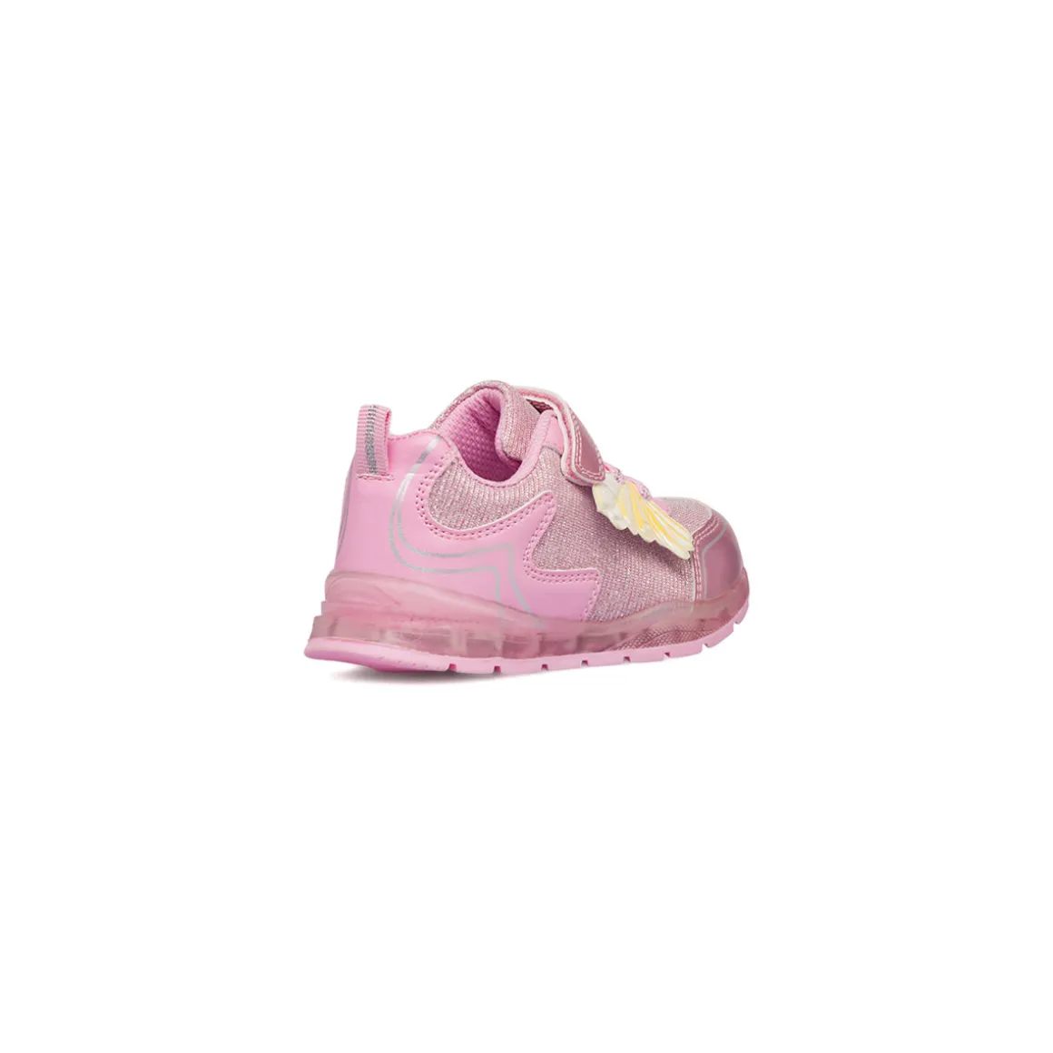 Sneakers rosa da bambina Le Scarpe di Alice con luci e dettagli iridescenti