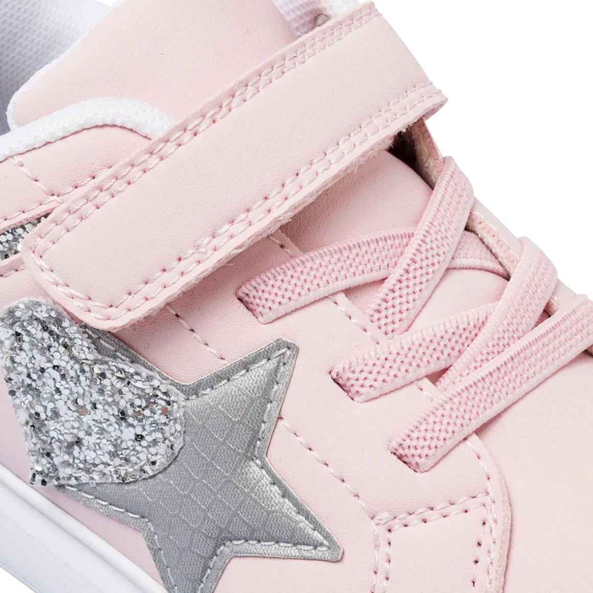 Sneakers rosa da Bambina con stella Dieci Baci
