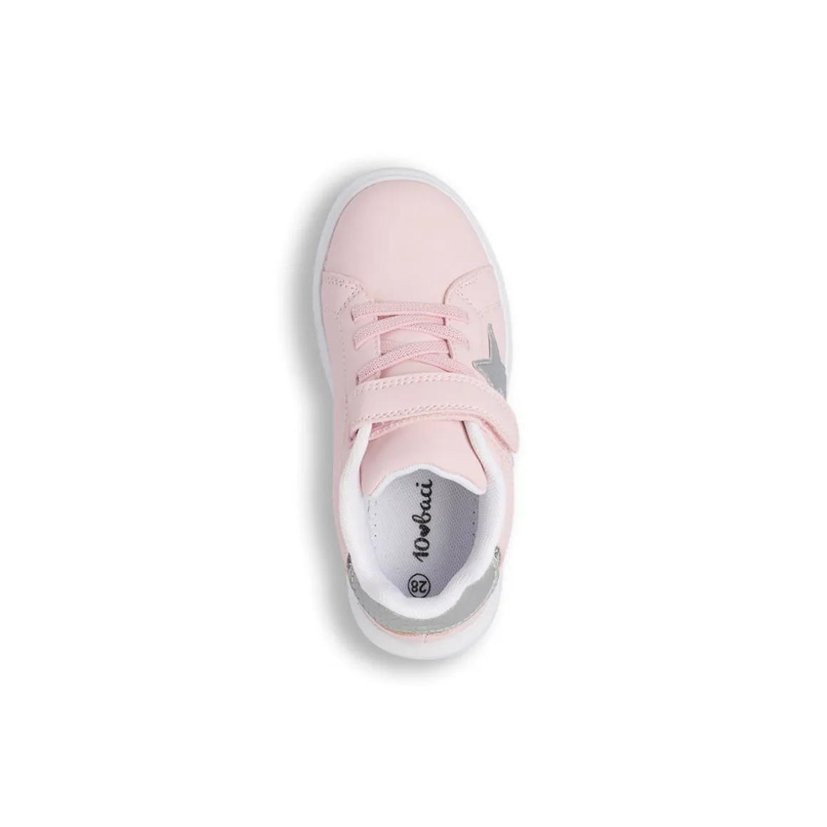 Sneakers rosa da Bambina con stella Dieci Baci