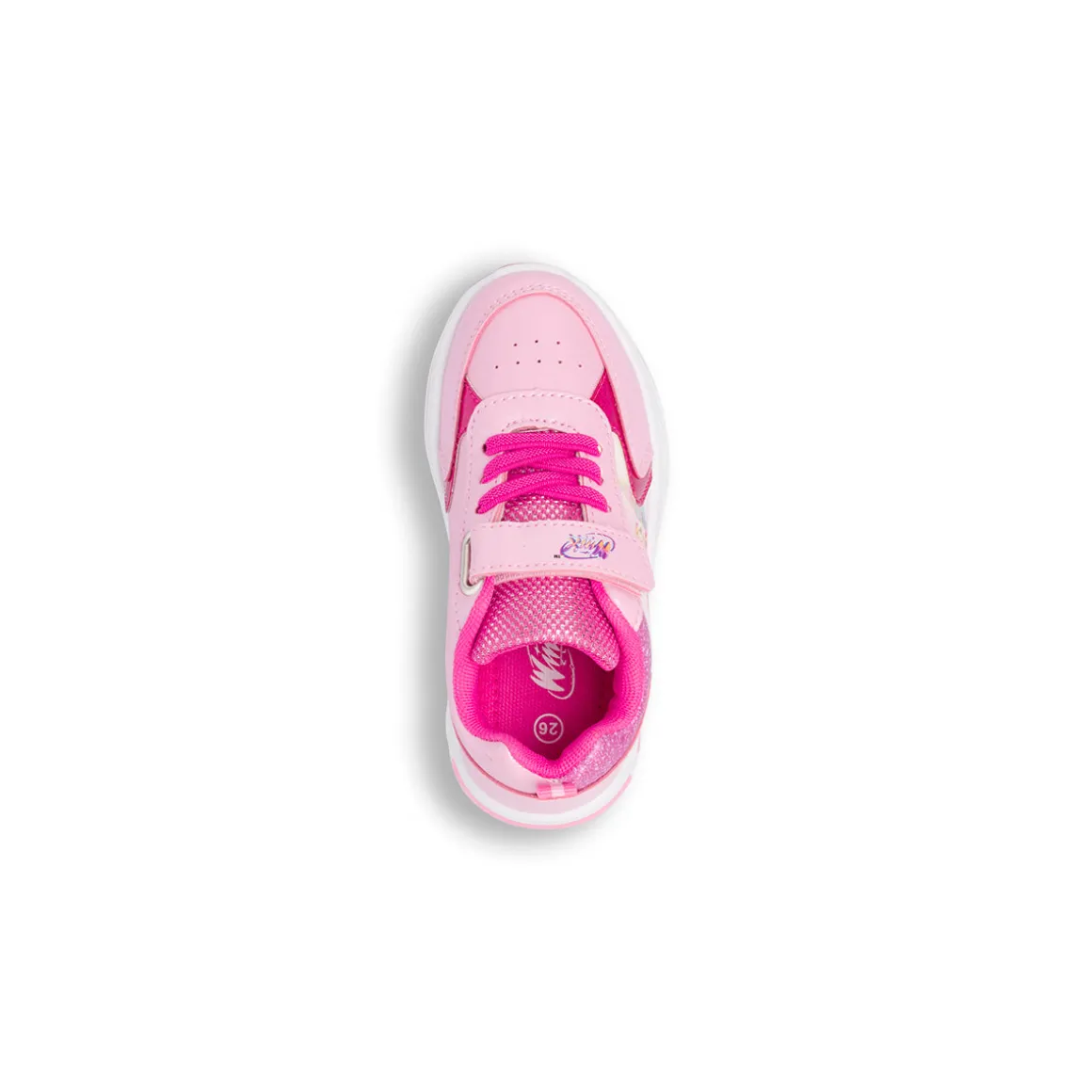Sneakers rosa da Bambina con Luci e strappo Winx