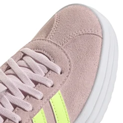 Sneakers rosa da Ragazza VL COURT BOLD con suola platform adidas