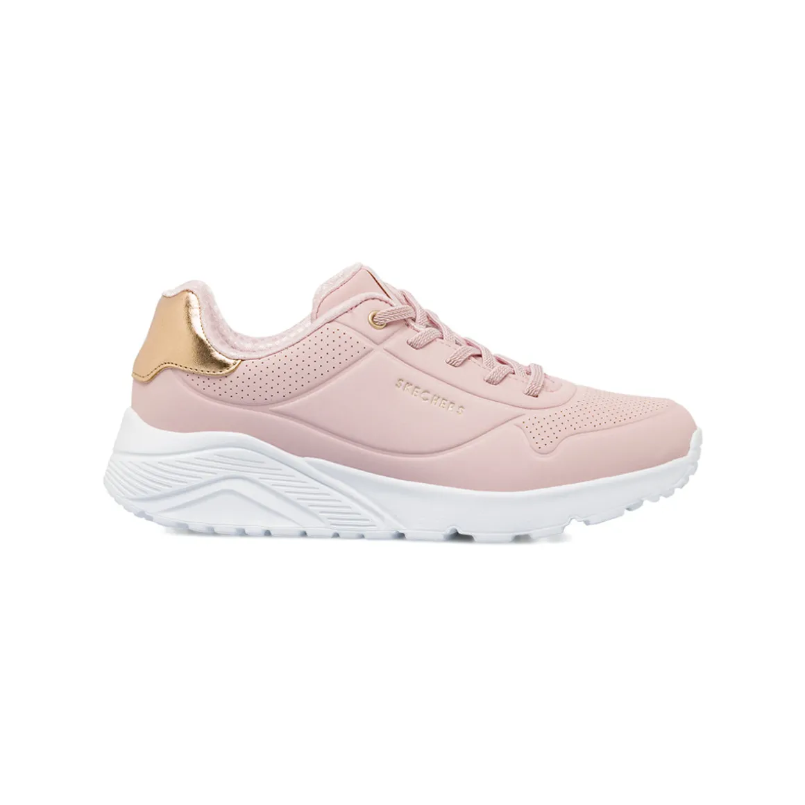 Sneakers rosa da ragazza Skechers Uno Lite Air Cooled con Memory Foam