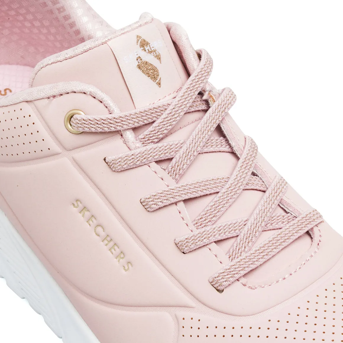 Sneakers rosa da ragazza Skechers Uno Lite Air Cooled con Memory Foam