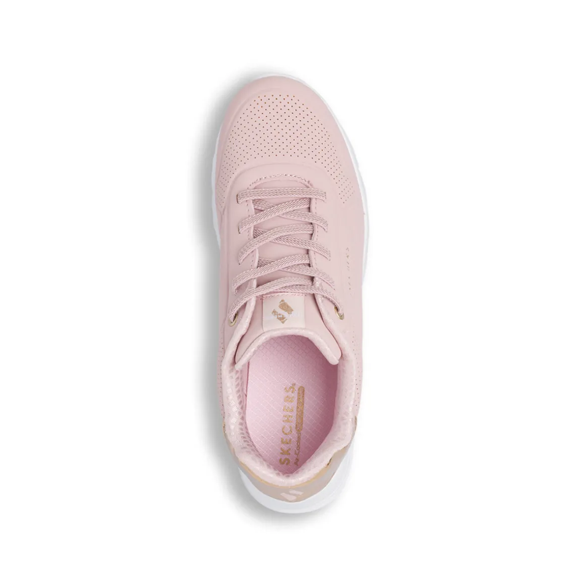 Sneakers rosa da ragazza Skechers Uno Lite Air Cooled con Memory Foam