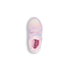 Sneakers rosa effetto iridescente con Luci da Bambina Stitch