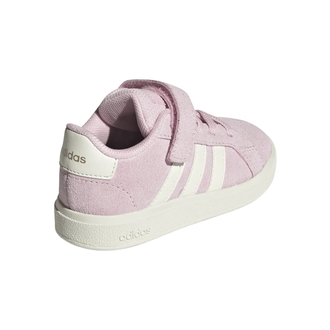 Sneakers rosa effetto scamosciato da Bambina con strappo adidas