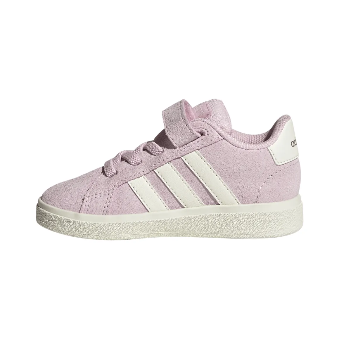 Sneakers rosa effetto scamosciato da Bambina con strappo adidas